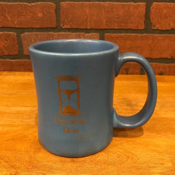 Vintage Days of Our Lives Mug Blue and Gold Soap Opera 2002 - Picture 2 of 8